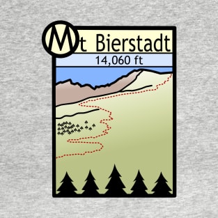 Mt Bierstadt Hiking Route T-Shirt